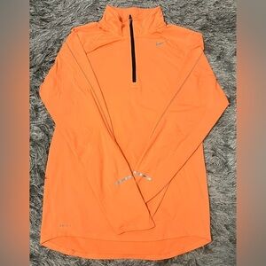 Nike Orange Performance Jacket with Reflective Details
